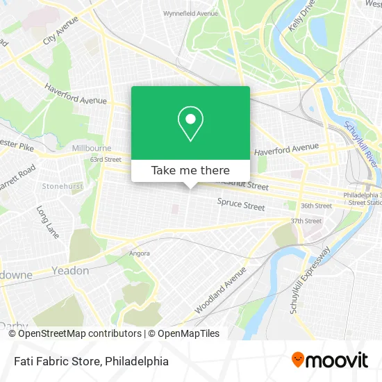 Fati Fabric Store map