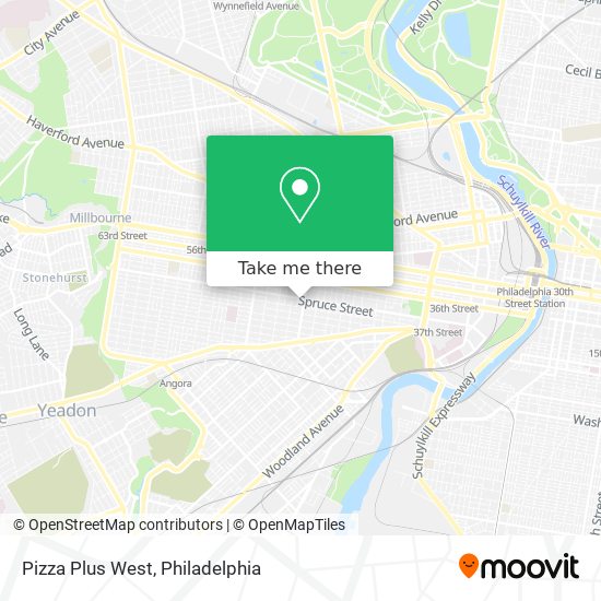 Pizza Plus West map