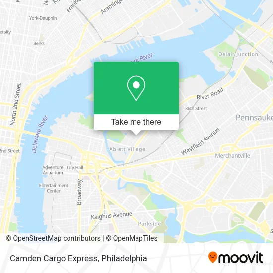 Camden Cargo Express map
