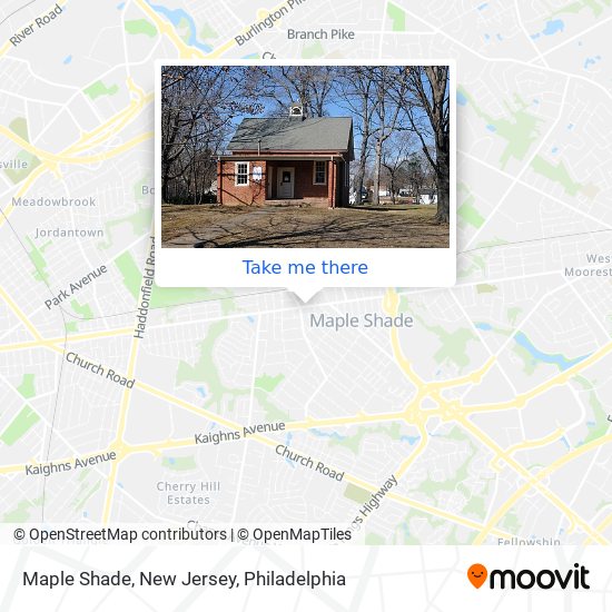 Maple Shade, New Jersey map