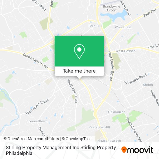 Mapa de Stirling Property Management Inc Stirling Property