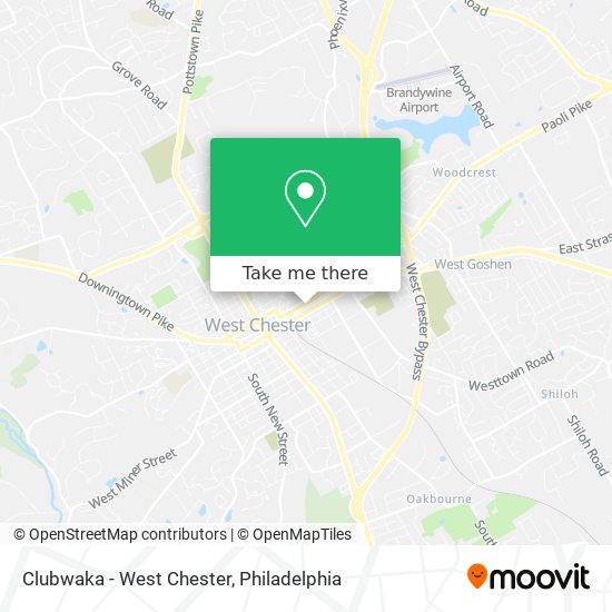 Mapa de Clubwaka - West Chester