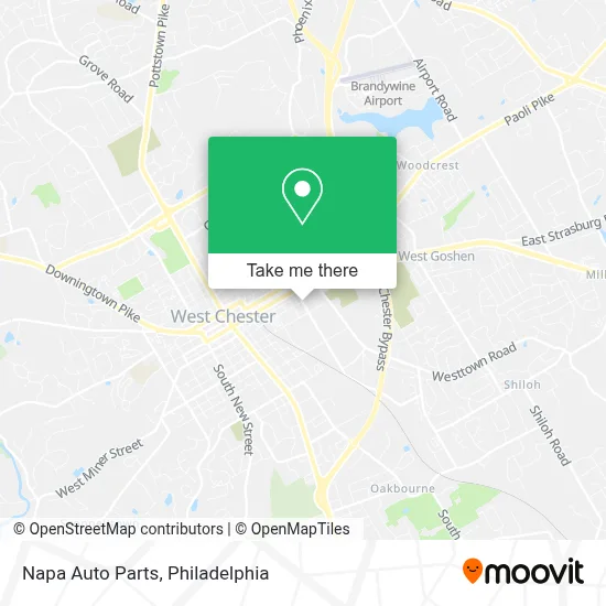 Napa Auto Parts map