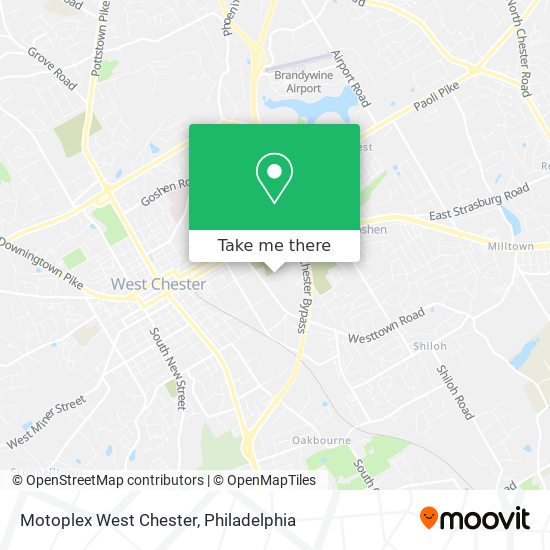 Mapa de Motoplex West Chester