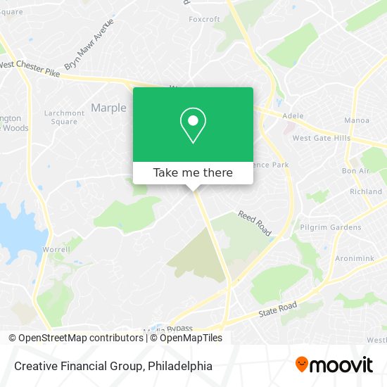 Mapa de Creative Financial Group