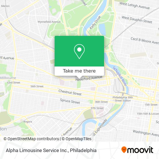 Alpha Limousine Service Inc. map