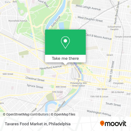 Tavares Food Market in map