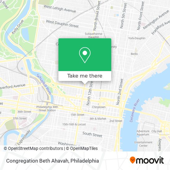 Mapa de Congregation Beth Ahavah