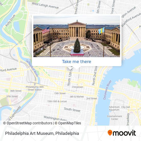 Philadelphia Art Museum map