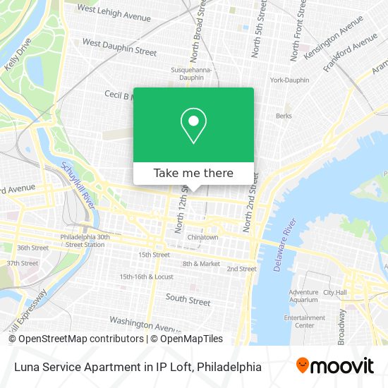 Mapa de Luna Service Apartment in IP Loft