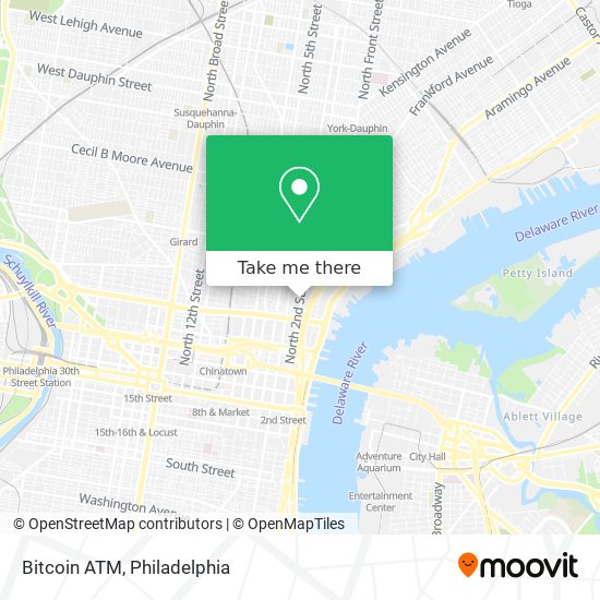 Bitcoin ATM map