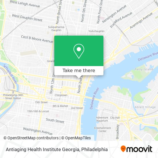 Antiaging Health Institute Georgia map