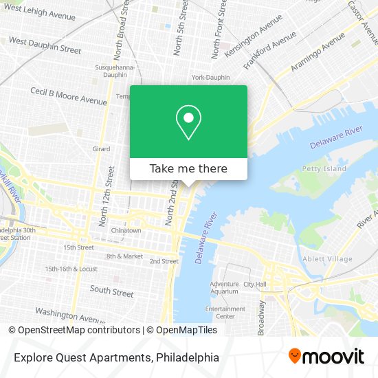 Explore Quest Apartments map