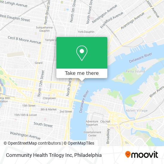 Mapa de Community Health Trilogy Inc
