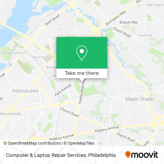 Computer & Laptop Repair Services map