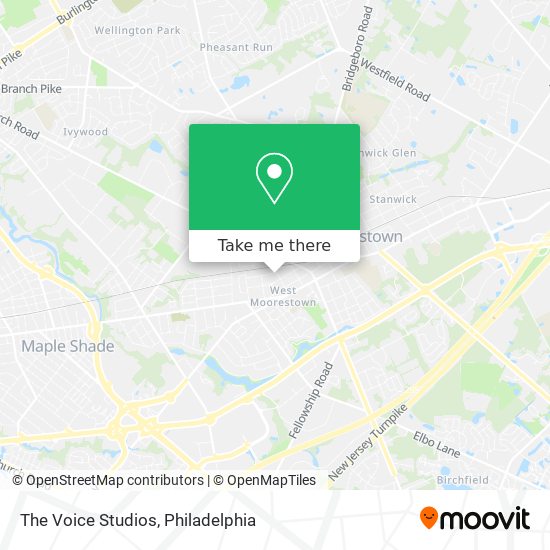 The Voice Studios map