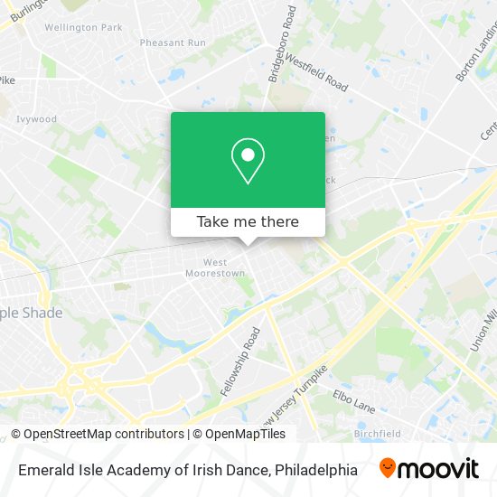 Emerald Isle Academy of Irish Dance map