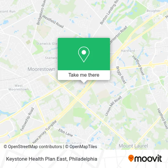 Keystone Health Plan East map