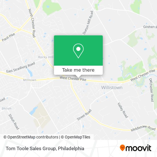 Tom Toole Sales Group map
