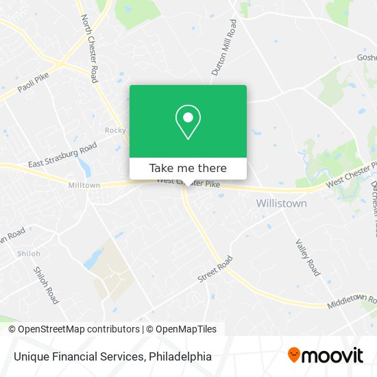 Mapa de Unique Financial Services