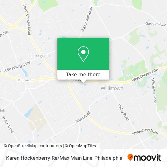Karen Hockenberry-Re / Max Main Line map