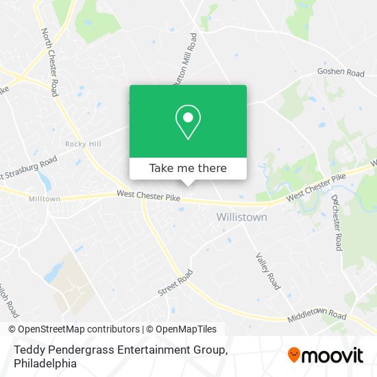 Teddy Pendergrass Entertainment Group map