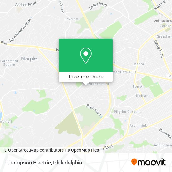 Mapa de Thompson Electric