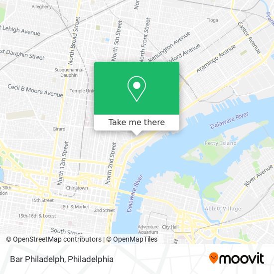 Mapa de Bar Philadelph