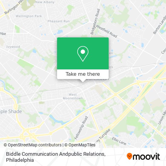 Biddle Communication Andpublic Relations map