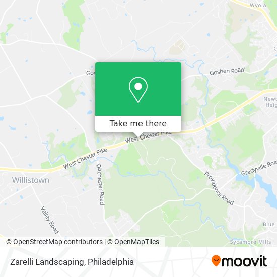 Zarelli Landscaping map