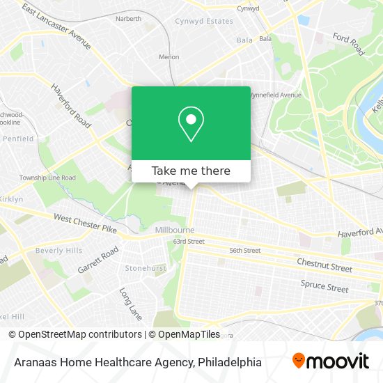 Aranaas Home Healthcare Agency map