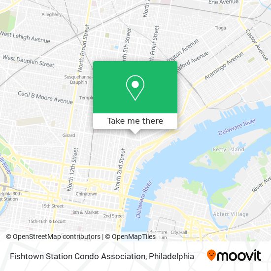 Fishtown Station Condo Association map