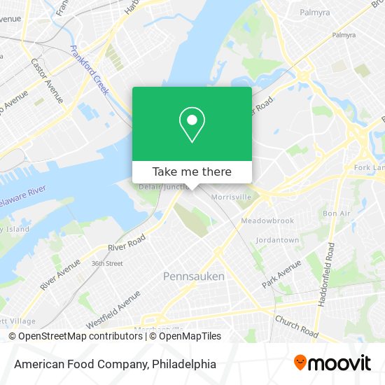 American Food Company map