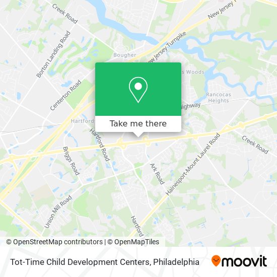 Mapa de Tot-Time Child Development Centers