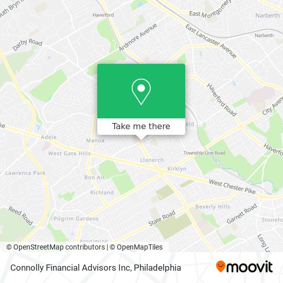 Mapa de Connolly Financial Advisors Inc