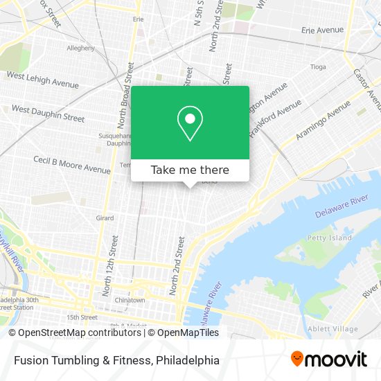 Mapa de Fusion Tumbling & Fitness