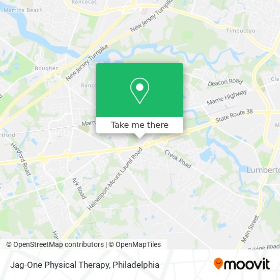 Jag-One Physical Therapy map