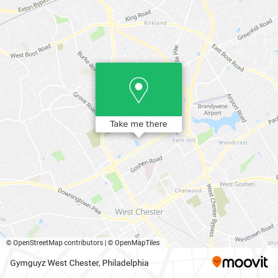 Mapa de Gymguyz West Chester