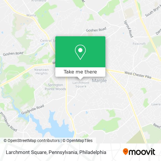 Mapa de Larchmont Square, Pennsylvania