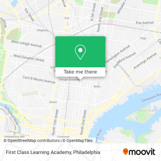 First Class Learning Academy map