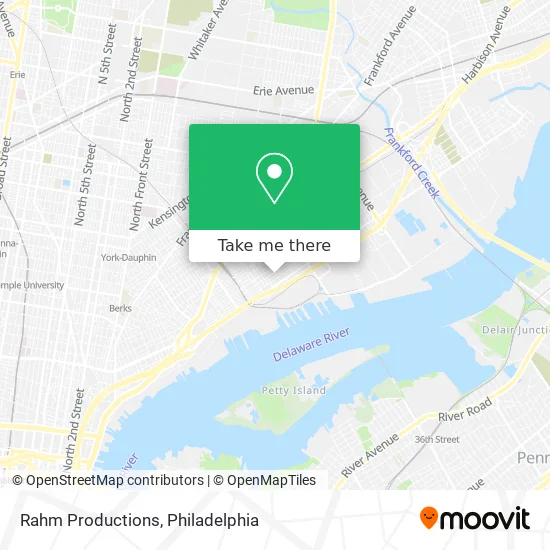 Rahm Productions map