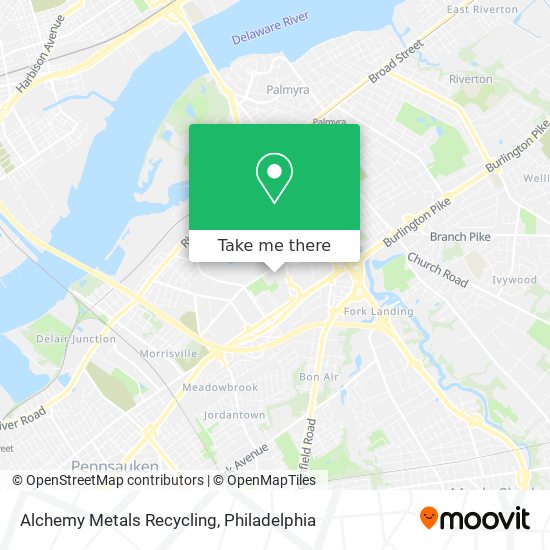 Mapa de Alchemy Metals Recycling