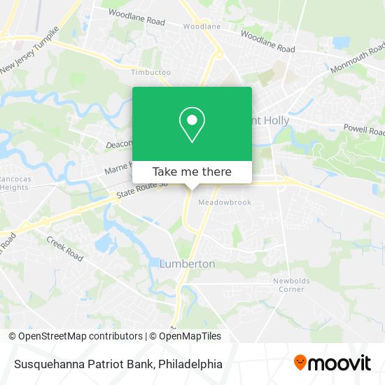 Susquehanna Patriot Bank map