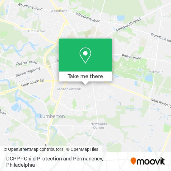 DCPP - Child Protection and Permanency map