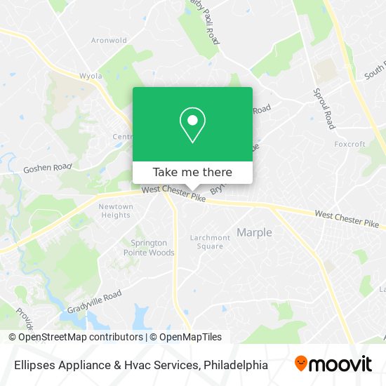 Mapa de Ellipses Appliance & Hvac Services