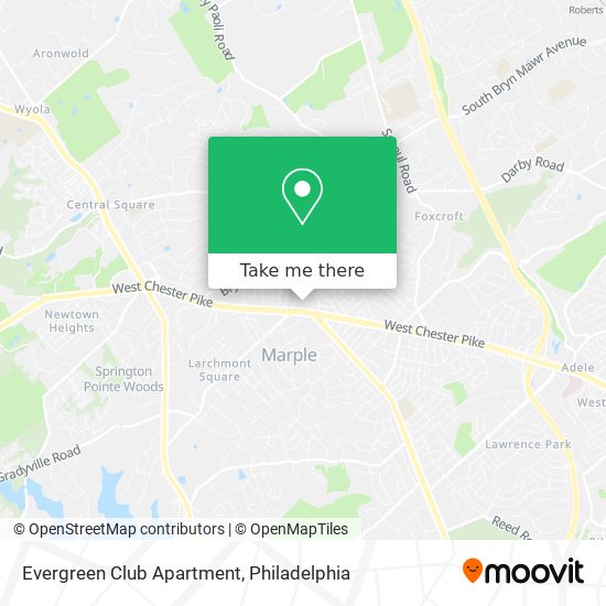 Evergreen Club Apartment map