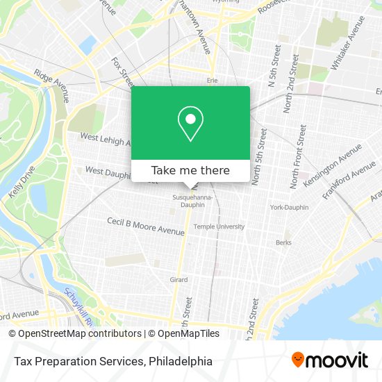 Mapa de Tax Preparation Services