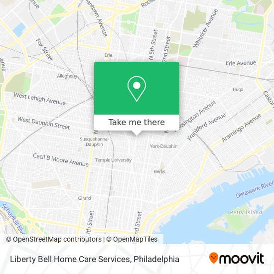 Mapa de Liberty Bell Home Care Services