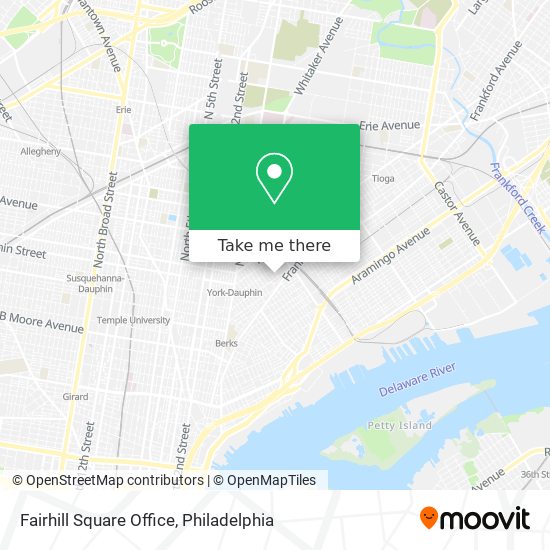 Fairhill Square Office map