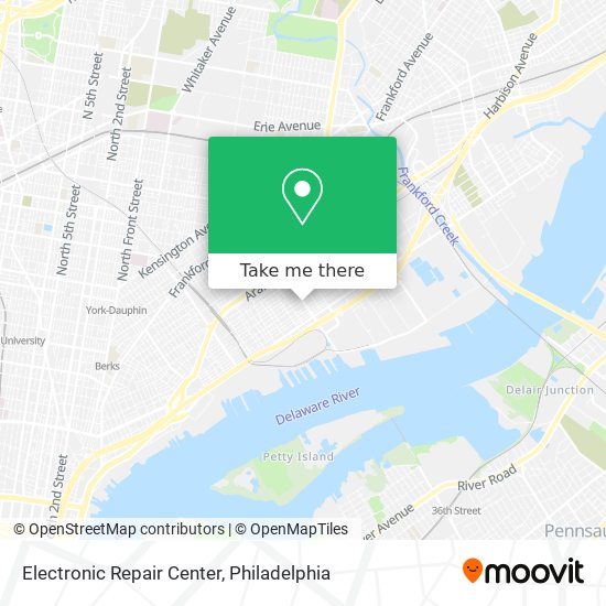 Electronic Repair Center map